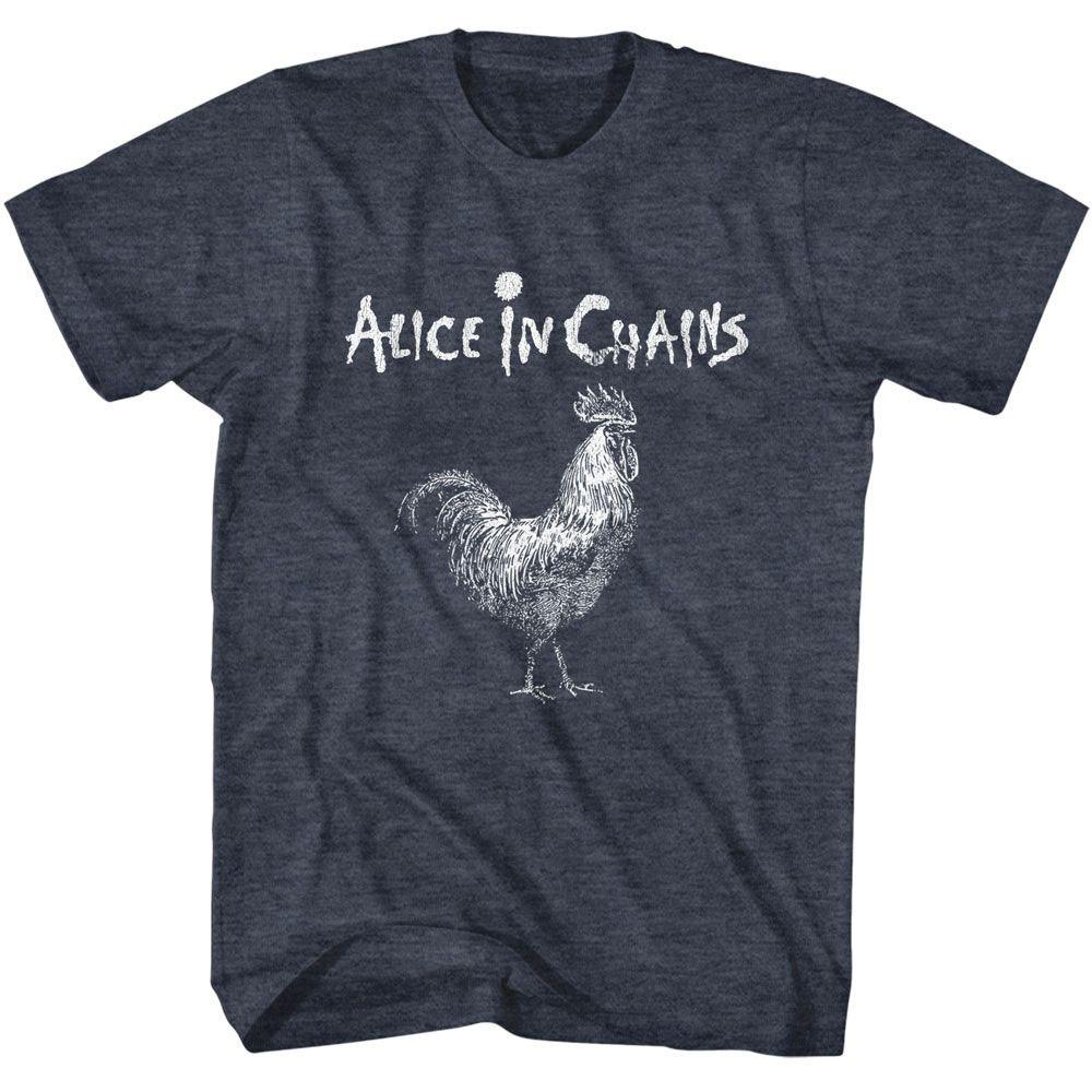 Men s Alice In Chains Alice In Chains Rooster T-shirt Large Navy Heather S