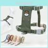 Pet Dog Harness With Nylon And Alloy Buckle For Small Medium Dogs Pet Training And Walking