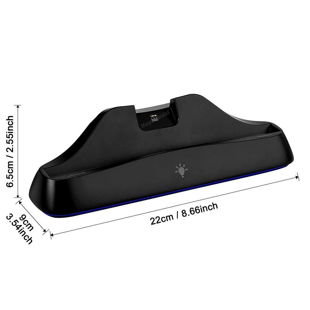 7 Lights  Auto-Align Charging Dock Station for PS5 PS Portal Charger Stand for PS Portal Handheld Stand Holder for PS5 PS Portal