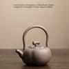 200ML Old Rock Mud Coarse Pottery Persimmon Lifting Beam Teapot Pottery Tea Brewing Pot Kung Fu Teapot  Tea Kettle Tea Ceremony