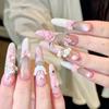 50Pcs Light Pink Bowknot Nail Charms 3D Resin Ribbon Bow Nail Art Decoration Mini Kawaii Bow Tie Manicure Supplies Diy