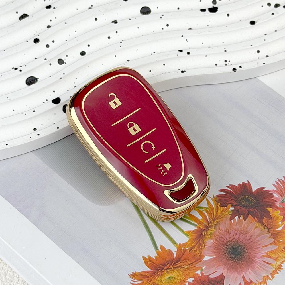 TPU Car Key Fob Cover Case for Chevrolet 2017-2019 Chevy Malibu Camaro Cruze Traverse Sonic Volt Bolt Equinox Spark Blazer Onix
