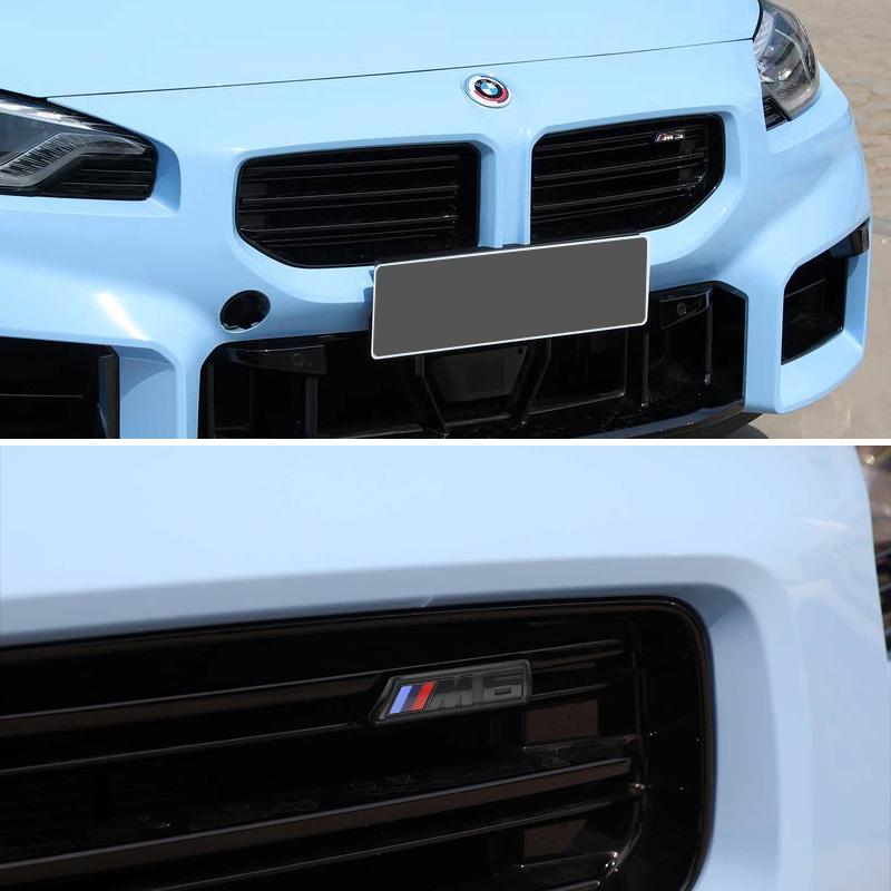 ABS Car Styling M Logo Badge Front Grille Grill Emblem Accessory For BMW M2 M3 M4 M5 M6 G01 E84 E83 G11 G07 G86 F10 G80 E60 F39
