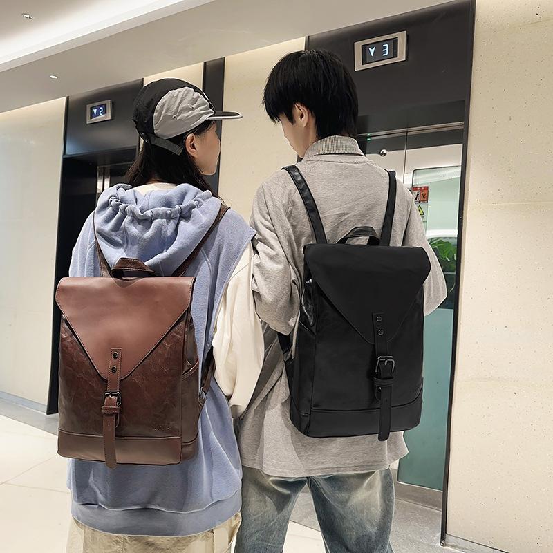 New casual fashion backpack Korean version of college style large-capacity college backpack