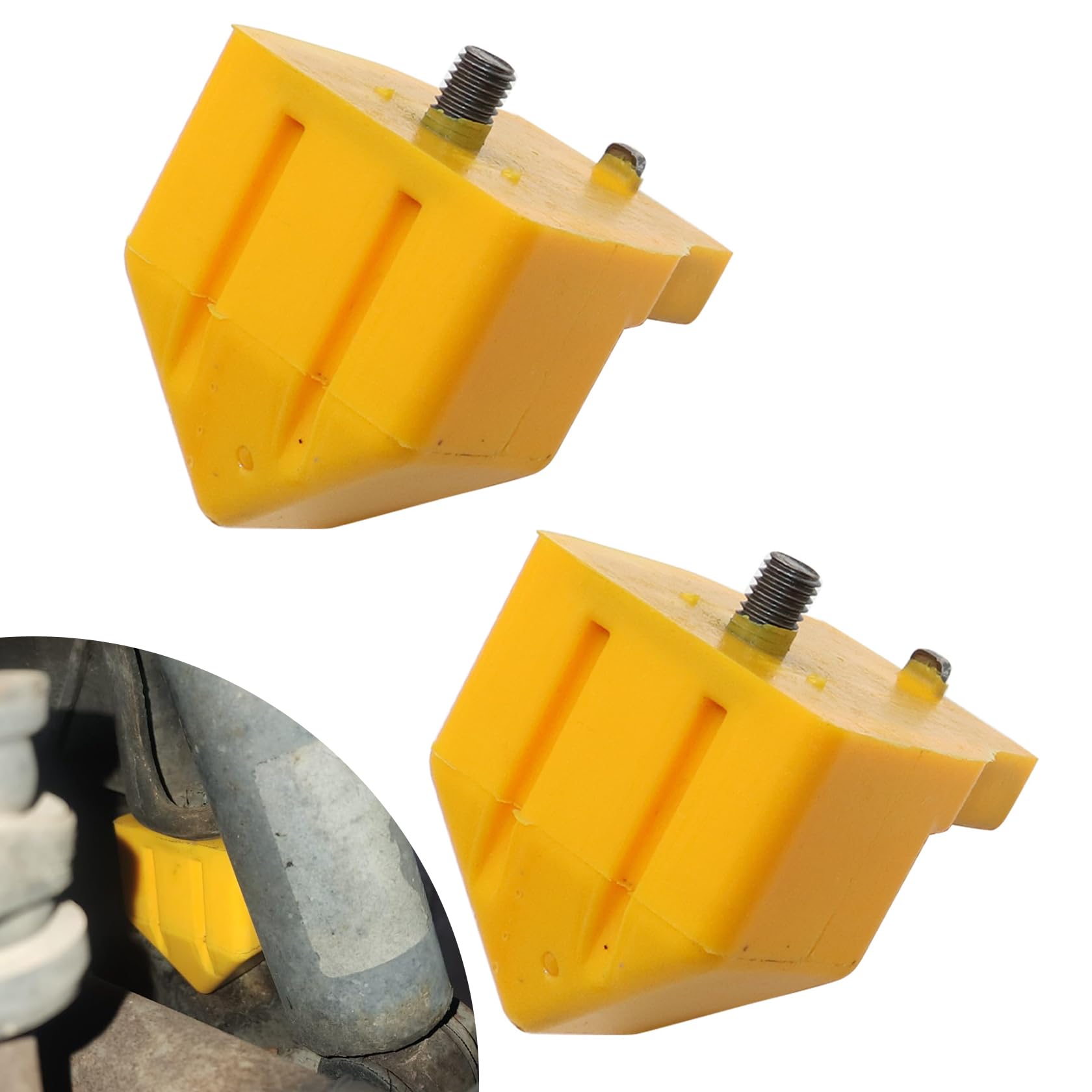 

FZJDSD Pair Front Suspension Control Arm Bump Stop Fit For Chevrolet Silverado 2001-2010 GMC