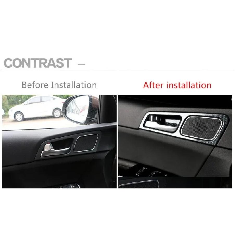 Per Kia Sportage 4 QL 2016 2017 2018 2019 2020 2021 ABS Telaio Copertura Scodella Maniglia Interna Porta Auto Adesivi Finitura Custodia Accessori