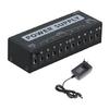 Efficient Guitar Pedals Power Supply with 10 Isolated Outputs for 9V 12V 18V Effects Pedals Guitar Pedals Power Supply