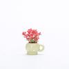 8pcs Cute Plant Fridge Magnets Tiny 3D Plant Vase Decorative Refrigerator Stickers for Refrigerator Decoration Kitchen Office