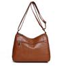 Dámská taška Soft Leather Crossbody Bag Taška přes rameno pro matku středního věku