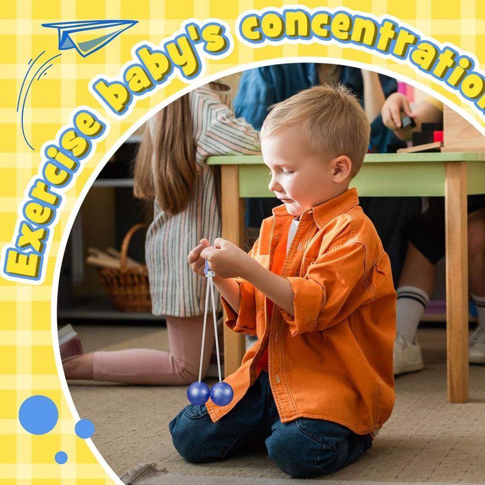 6Pcs Novelty Collision Ball Toy Random Color Children's Park Balls  Educational Toys