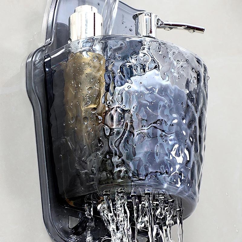 Light Luxury Bathroom Storage Rack Toothbrush Toothpaste Storage Tube Wall Hanging Punch-Free Razor Comb Ornaments Storage Stand