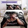 3pcs Juice WRLD1 Pattern Bedding Set Duvet Cover Set Includes Duvet Cover &pillowcases, Perfect All Season Bedroom Decoration & Gift
