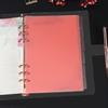 A5 A6 Transparent Paper Index Divider 6 Holes For Binder Planner Notebook Stationery Notebook Paper Divider Accessories