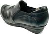 Yuriko Matsumoto Casual Town Walking Shoes, Genuine Leather (Size 23cm, Black)