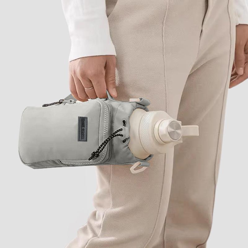 Borsa Portatile per Borraccia con Tracolla Regolabile Manicotto Termico Sottovuoto per Tazza Tazza Copertura Protettiva Isolante