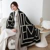 Autumn And Winter Popular Shawl Outside Women'S Scarf Office Blanket Cashmere Fringed Warm Scarf Live Stream