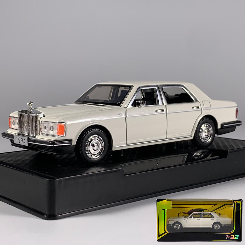 1:32 1994 Rolls Royce Silver Spur Limousine Alloy Metal Diecast Model Car Home Computer Desktop Display Ornament Mini Adult Gift