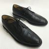 FLORSHEIM IMPERIAL KENMOOR Long Wingtip Brogue Black Size 30 Vintage USA(USED)