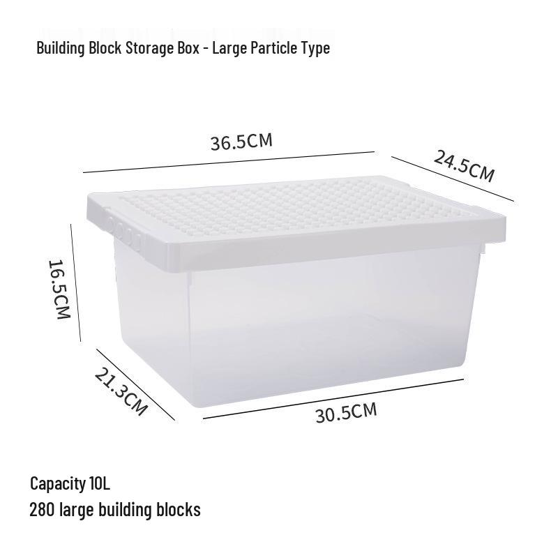 Children's Magnetic Tile Storage Box for Building Blocks & Programming Schools