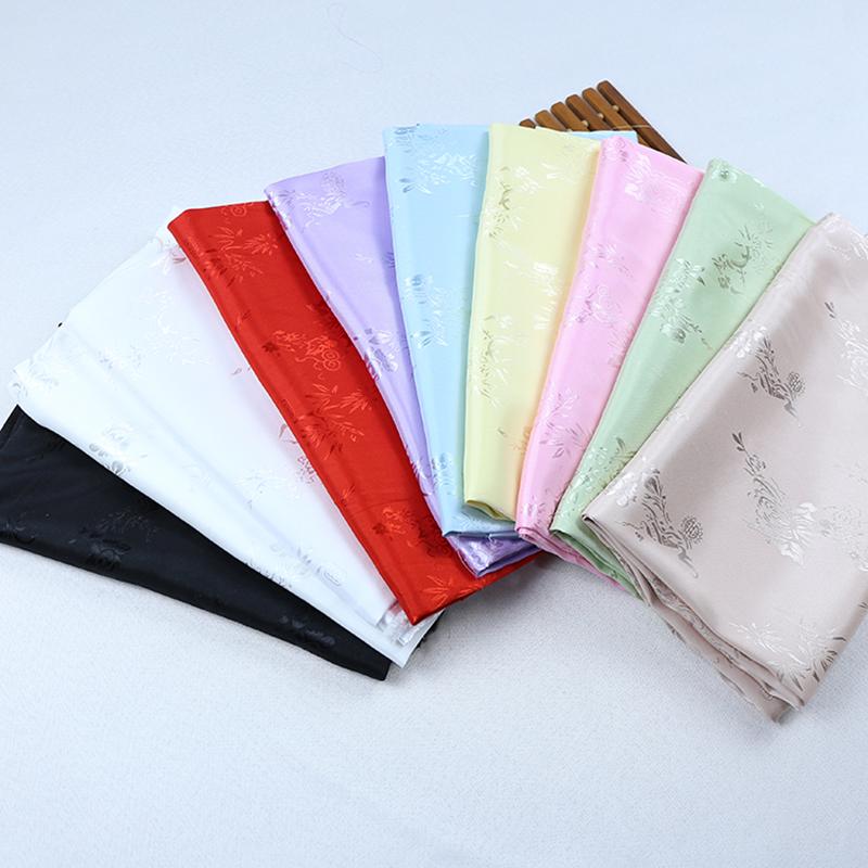 Double Sided Jacquard Fabric Bamboo Dragon Pattern By The Meter for Clothes Cheongsam Hanfu Sewing Cloth Fine Soft Gold White