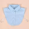 Detachable Cotton Lapel Shirt Fake Collar Solid Color False Blouse Neckwear Vintage Lace Lapel Blouse Top Clothing Accessories