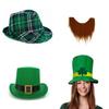 Adult Irish Leprechaun Shamrock Hat For St. Patrick's Day Fancy Dress Accessory