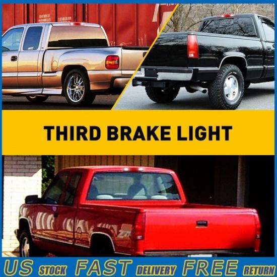 Светодиодный третий 3-й стоп-сигнал Прозрачный Подходит для Ford 99-16 F250 F350 Super Duty Грузовая лампа V
