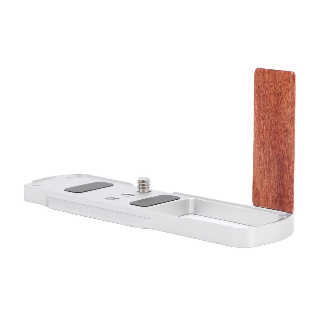 L Shape Grip Fit for S9 Camera Wood Aluminum Alloy L Shape Handgrip with QR Plate 1Celsius4 Inch Screw Hole