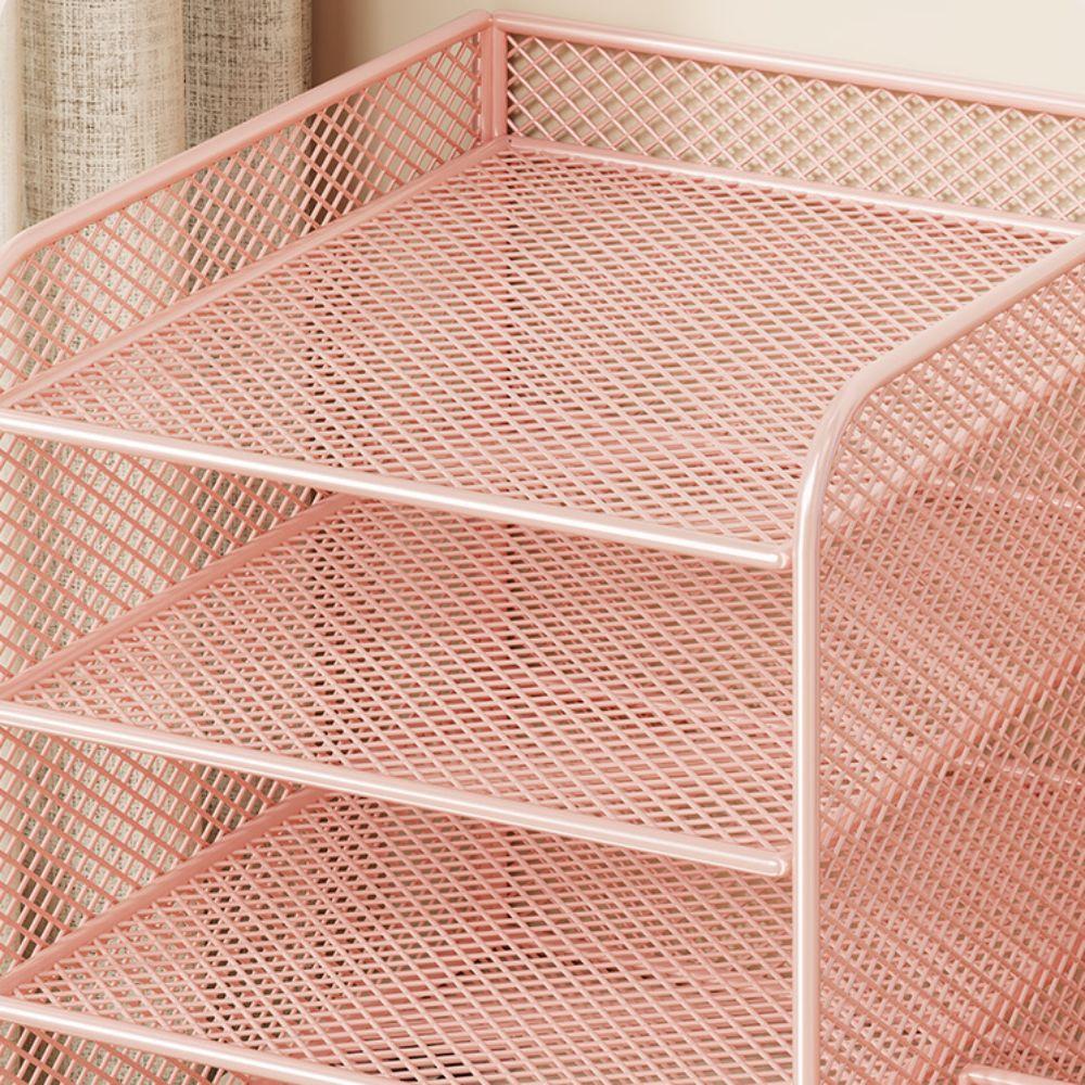 Multi-functional Desk File Organizer Space-saving Multi-layer Bookshelf Office Use