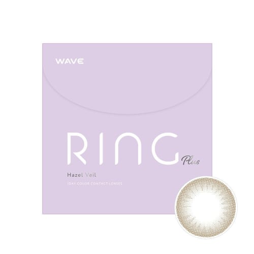 

[Упаковка из 30 цветных контактных линз] WAVE 1-Day UV Ring Plus Hazel Veil [BC] 8.7 [PWR] -2.00