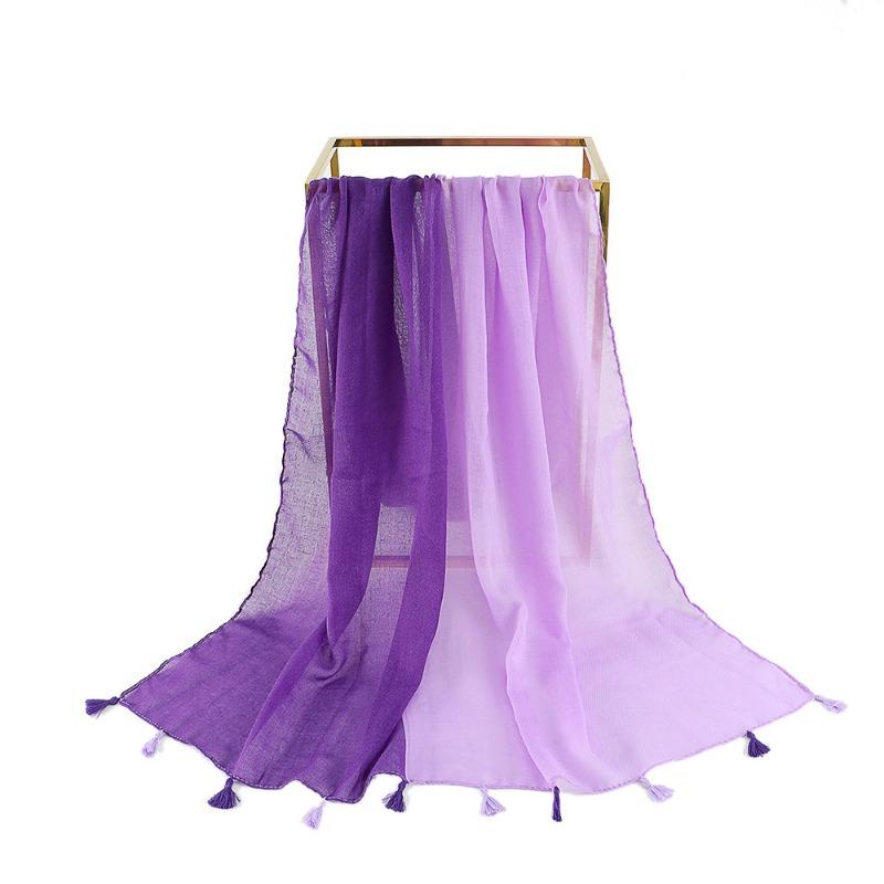 Autumn and winter small fresh rendering ink painting butterfly printing warm shawl, travel beach towel cotton and linen feel scarf