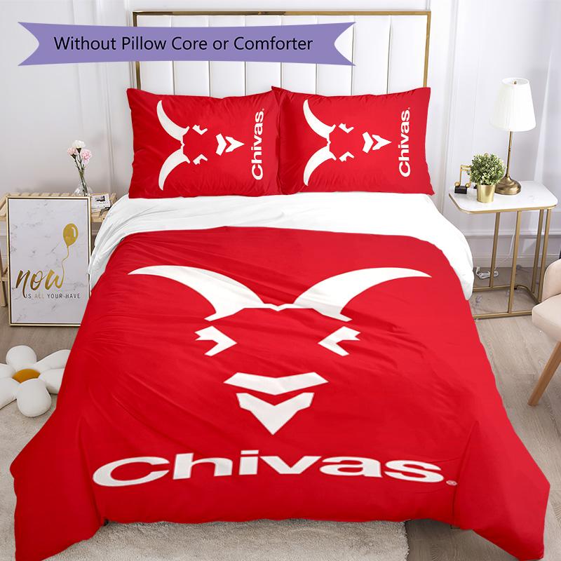 USA FC 3pcs Bedding Set Duvet Cover Closure Includes 1 Duvet Cover & 2 Pillowcases for All Seasons Bedroom Home Dorm Decor