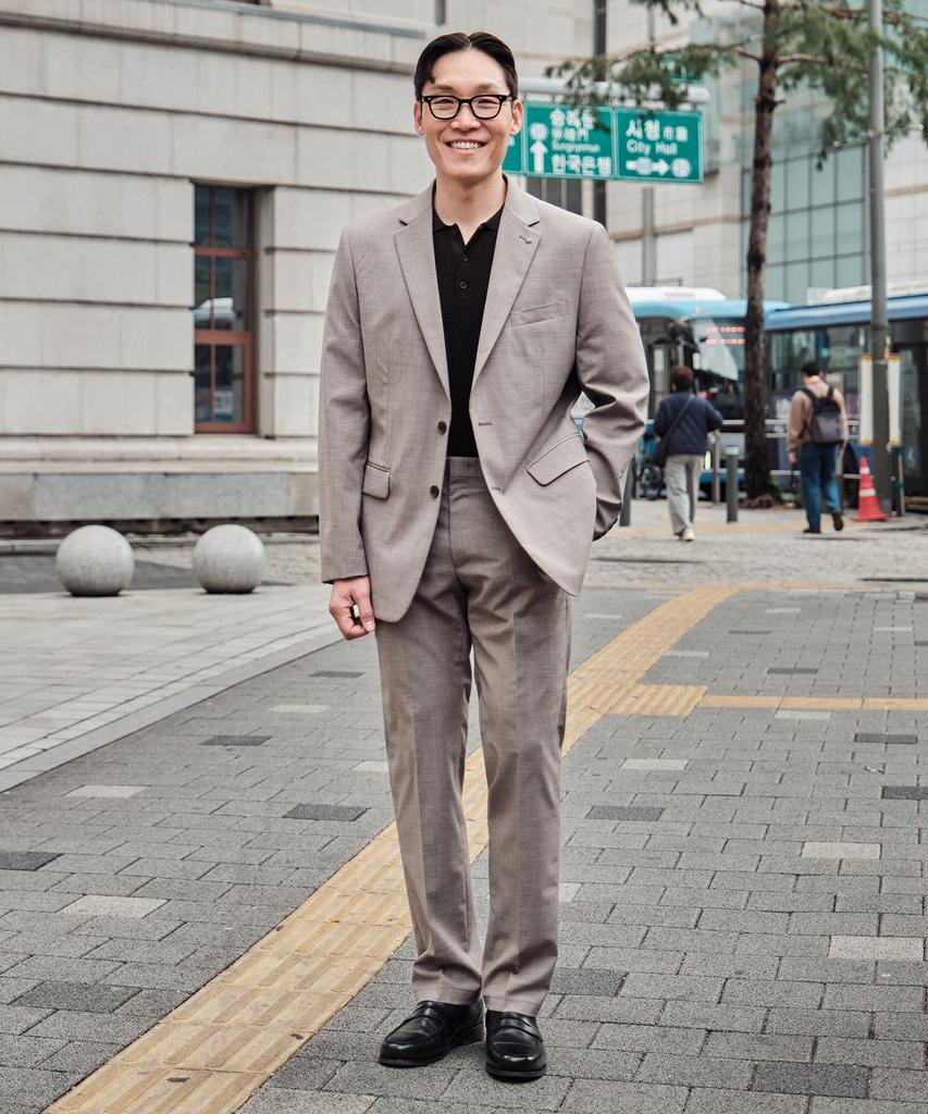 STCO Extra Fine Wool 51% Summer Suit Pants_Beige (Classic Fit)_Sslxb63Csd