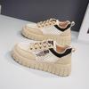 2026 mesh hollow breathable large mesh versatile sports shoes women's thick soles heightening casual board shoes HB7788