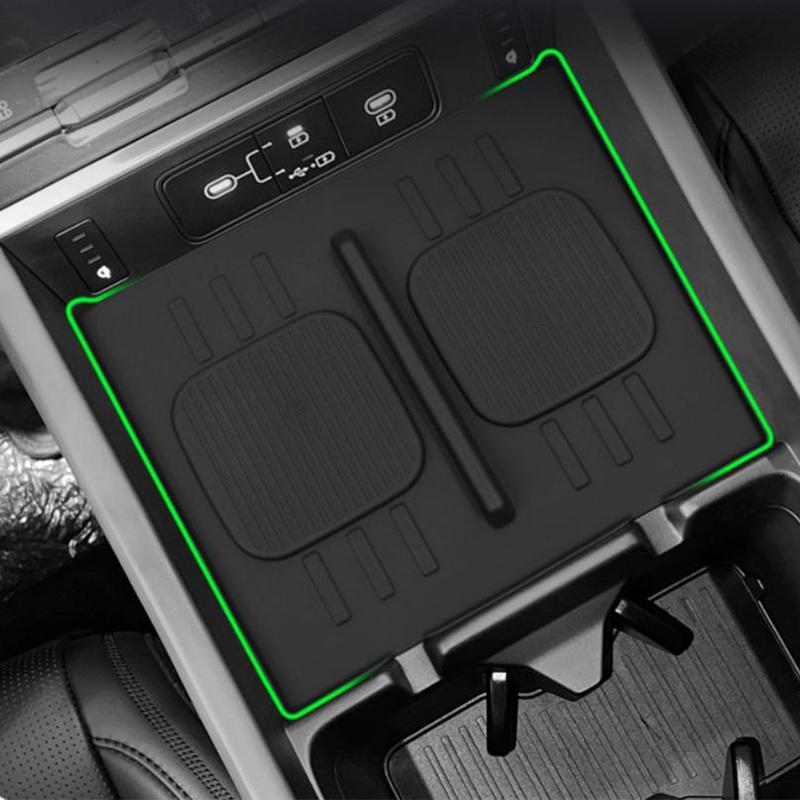 Car Cup Holder Storage Box & Center Console Wireless Charging Silicone Pads For HYUNDAI For Santa Fe  2024-2026 For SE XRT