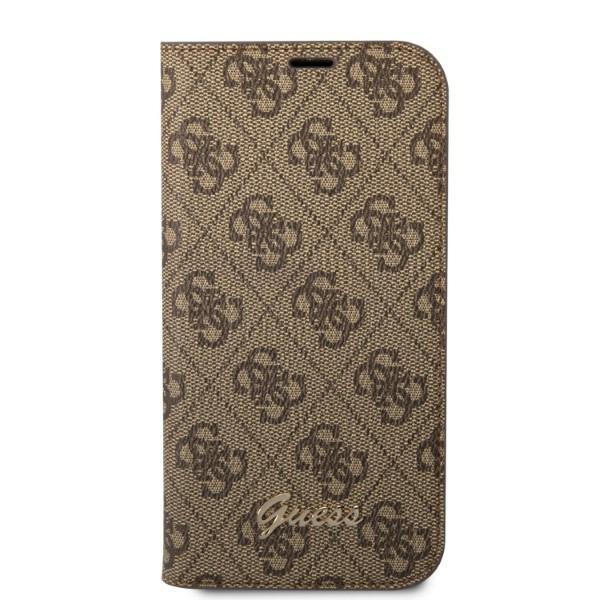 Guess Gubkp14Xhg4Shw Iphone 14 Pro Max6,7 Brun/Brown Bok 4G Vintage Gull Logo