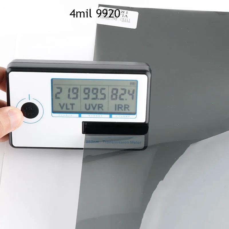 Klare Fensterfolie in mehreren Größen, transparente Sicherheitsglasfolie, 4 Mil, selbstklebende Sicherheitsfenstertönung, explosionssichere, bruchsichere Folie