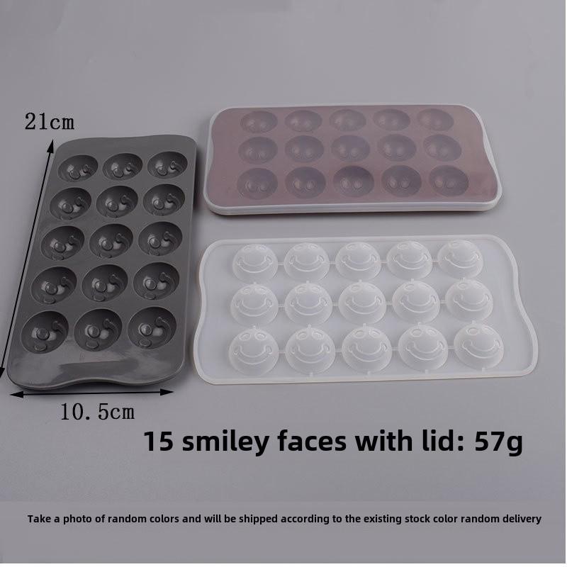 

15 Силиконовая форма «Свинья, какашка и смайлик» для украшения тортов и конфет 15 Smiley Faces with Lid