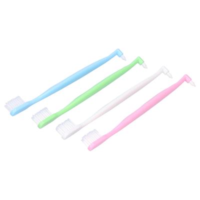 4 STÜCK Kieferorthopädische Zahnbürste Doppelseitige Interdentalbürste zur Reinigung von Zähnen mit Zahnspangen