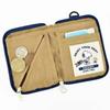 Enjoy your trip Snoopy travel slim wallet with round zipper SPMS-176