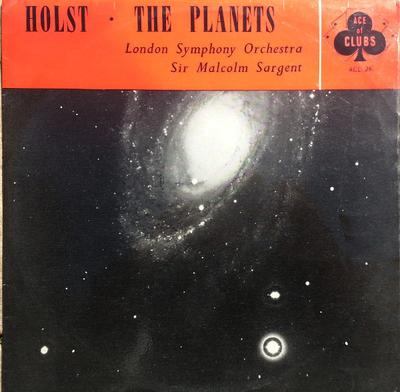LP Record GUSTAV HOLST  LONDON SYMPHONY ORCH  The Planets ACL26 Ace Of Clubs 1958 UK Classical Used