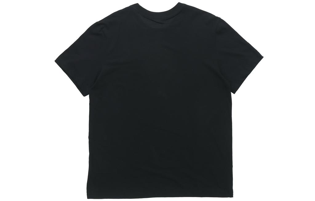 Nike T Shirts Men's Black Crew Neck Moderate Straight Fit CT9445-010