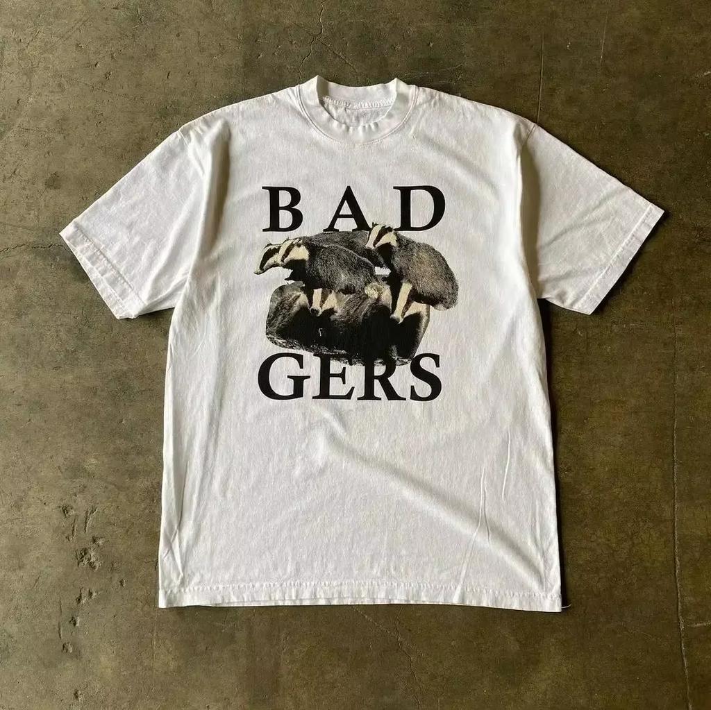 New Men Women 90s Fashion Short Sleeve T-shirts Unisex Oversized 100% Cotton Tees Unisex Vintage Daily Breathable Tops