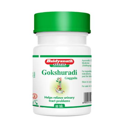 Gokshuradi Guggulu Herbal Tablets 80 Tabs X Pack of 2 for Urinary Comfort and Wellness