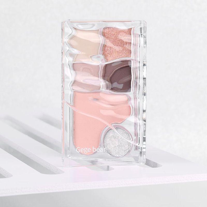 Gege Bear - Lidschattenpalette mit 6 Farben - #02 Erdbeer-Stimmung