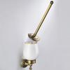 Resistant Brass Bathroom Brush Holders Classical Designs Toilet Brushes Stand Simple Installs for Modern Homes Decors