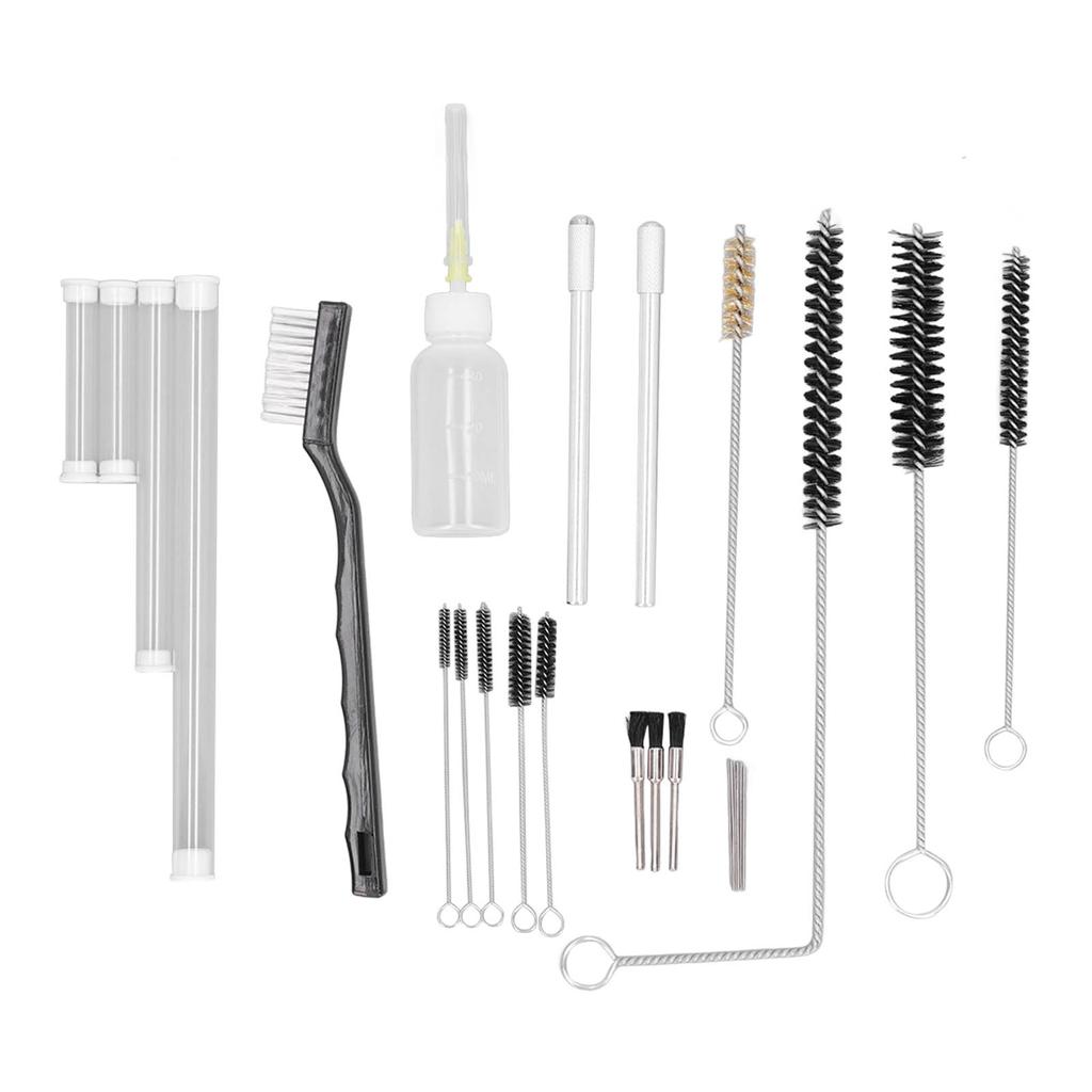 Spray Cleaning Tool Spray Repair Tools Airbrush Cleaning Kit with Lubrication Bottle Cleaning Brush