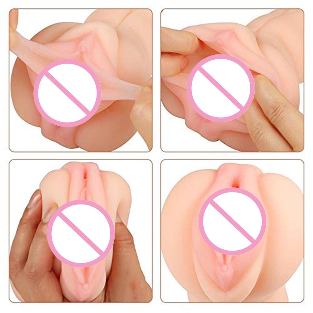 Männliches Oralspielzeug, echte Zähne, Zunge, tiefer Hals, Lippen, Schlag für Männer