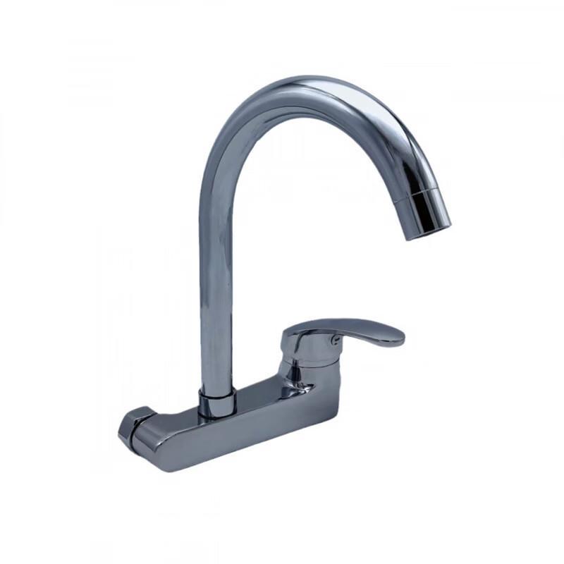TLXT Wall-Mounted Hot & Cold Kitchen Faucet