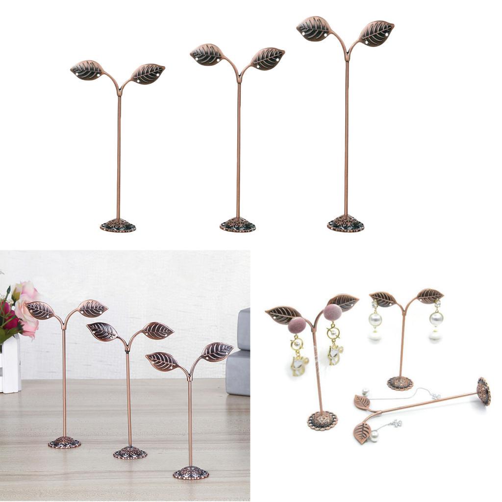 3x Iron T Bar Earring Necklace Jewelry Display Stand Rack